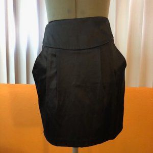 Black Satiny Skirt